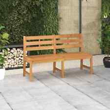 Garden Bench 150 cm Solid Teak Wood vidaXL