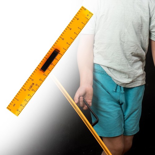 Large straight ruler with - straight,