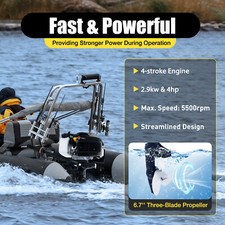 4-stroke 4HP Outboard Motor