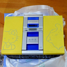 Hello Kitty Pompompurin Collabo CD player Sanrio Limited 2000s Unused Japan Mint
