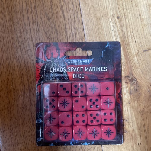 Chaos space marine dice - space,