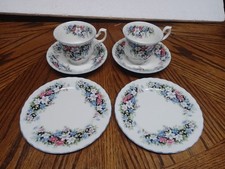 Royal Albert Fragrance Series Clematis Tea Cup, Saucer & Plate 1st Quality X2