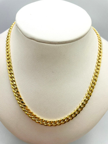 9ct yellow gold hollow curb - yellow,