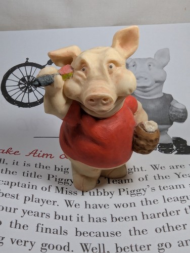 Pig ornament pigsville pot - ornament,