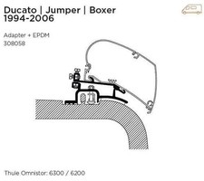 Thule Omnistor Ducato/Jumper/Boxer Adapter Series 6 1994–2006 | 308058