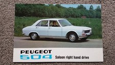 PEUGEOT 504 SALES LEAFLET