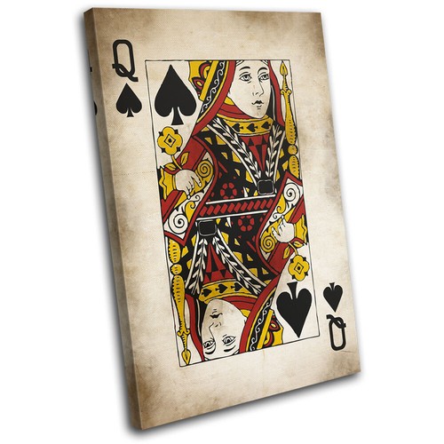 Queen spades shabby chic - of,