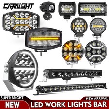 LED Work Light Bar Spot Flood Beam Driving Offroad Car Truck SUV 4x4 ATV 12V 24V