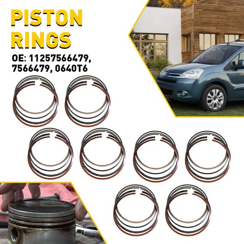 8pcs engine piston rings - piston,