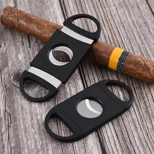 Stainless steel cigar cutter - stainless,