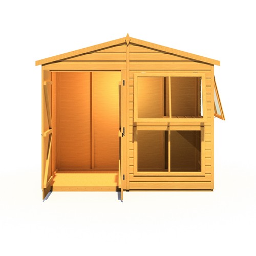 8x4 sunhut potting - shed, with