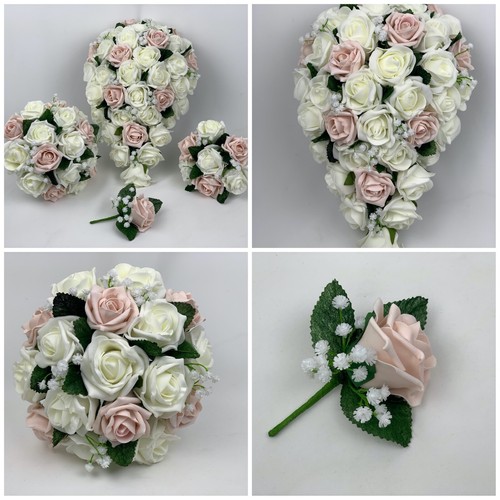 Wedding bouquets blush pink