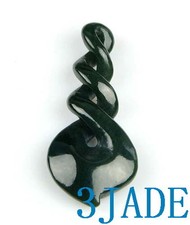 Natural Nephrite Jade Triple