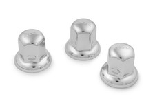 ALCOA® WHEELS DEEPER STAINLESS NUT COVERS TO FIT 33MM WHEEL NUTS - QUANTITY 20