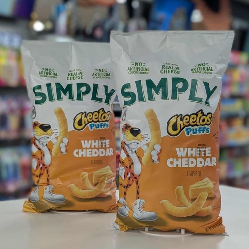 Simply cheetos puffs white - cheetos,
