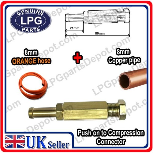 8mm copper pipe orange - to,