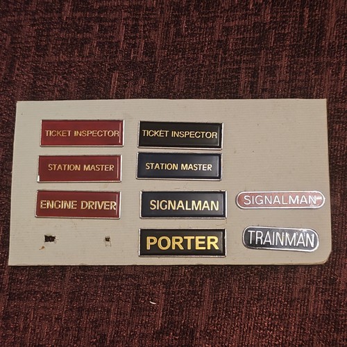 Enamel badges railway - railway, job