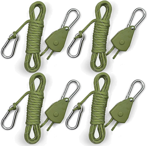 Paracord rope tie - 4.6m, down