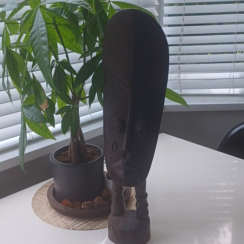 Ghanaian carved wooden african - ghanaian,