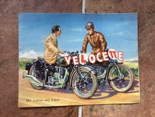 Velocette Motorcycles 1939 Advertising  Sales Catalague Brochure  