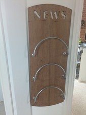 Wall Mounted Newspaper & Magazine Display