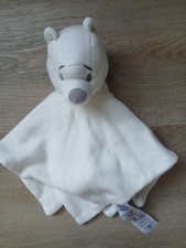 George Disney Cream Winnie The Pooh Bear Baby Comforter  Soother NWOT