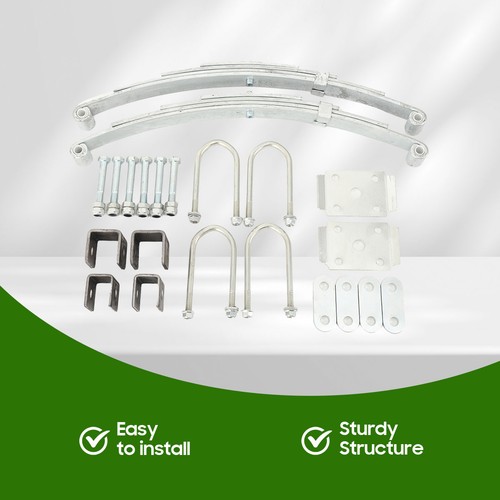 Trailer leaf spring - kit, 3500lb