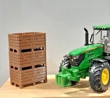 Set of Potato boxes or Crates/Tattie boxes (1:32 scale)