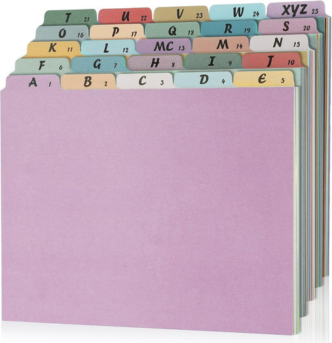 Alphabet file guides a z - file, a‑z