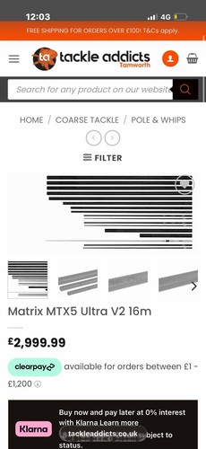 Matrix mtx5 ultra - 16m, pole