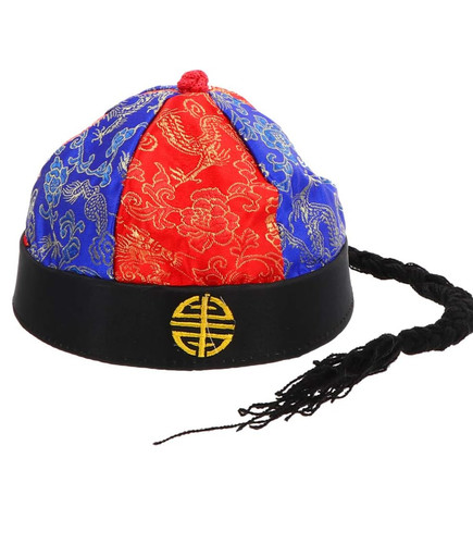 Blue red chinese mandarin - blue, &