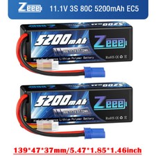 2x Zeee 5200mAh 11.1V 3S LiPo