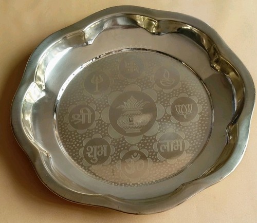 Vintage german silver pooja - german,