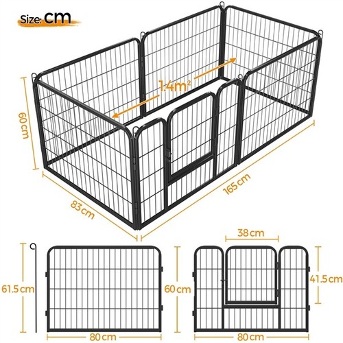 Panel dog playpen heavy duty - heavy,