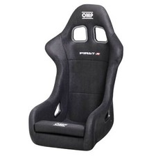 OMP First R Fibreglass Competition FIA 8855-1999 Approved Car Seat - Black