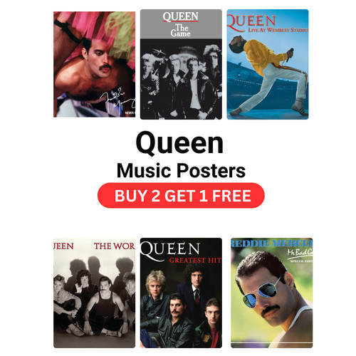 Queen music poster - music,