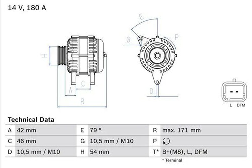 Alternator with freewheel belt