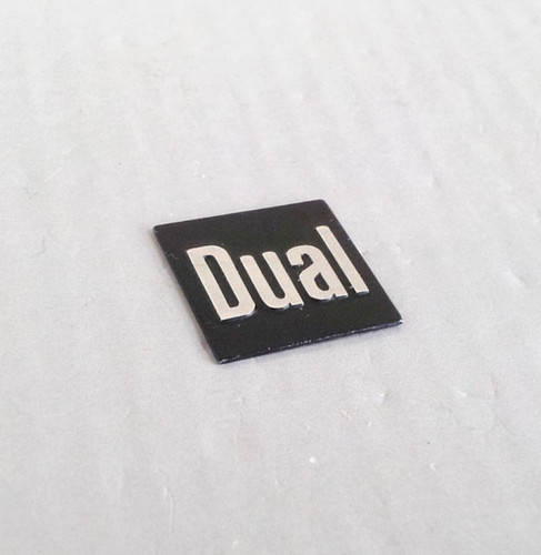Dual 505 turntable badge dust - badge,
