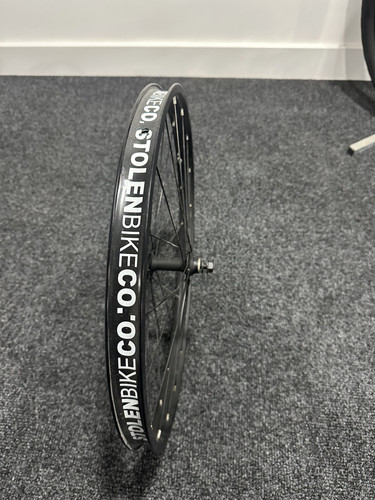 Black stolen brand front - black,