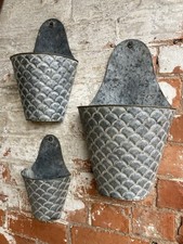 SET OF 3 METAL HANGING GARDEN