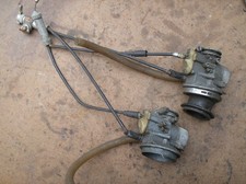 Benelli Moto Guzzi 125 2C twin ? Dellorto carbs carburettors x2 SHB19.19B BROKEN