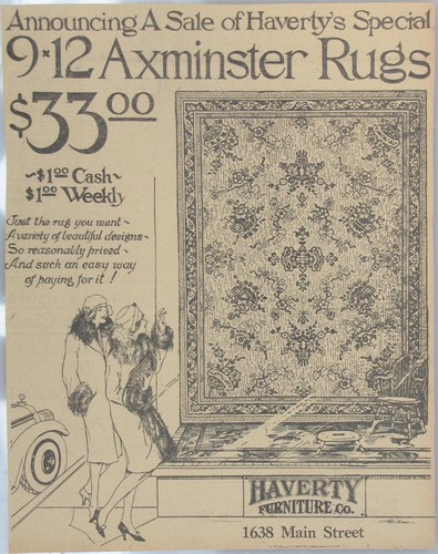 Vintage 1927 axminster - vintage,