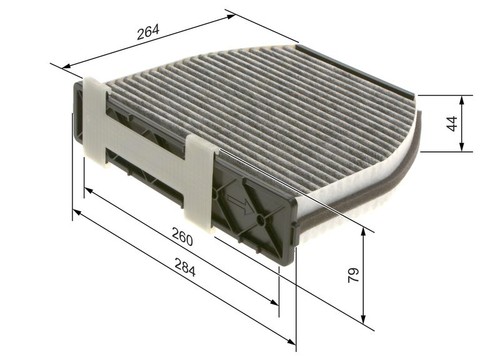 Cabin air filter fits - air,