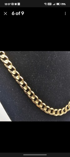 9ct solid gold curb - 9ct,