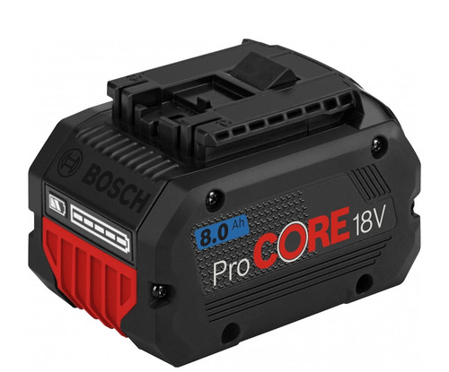 Bosch pro procore 0ah 18v - pro, 8.0ah