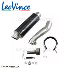HONDA CB 500 X 2013-2016 Scarico Leovince Nero Carbonio GP Corsa RC 8760U