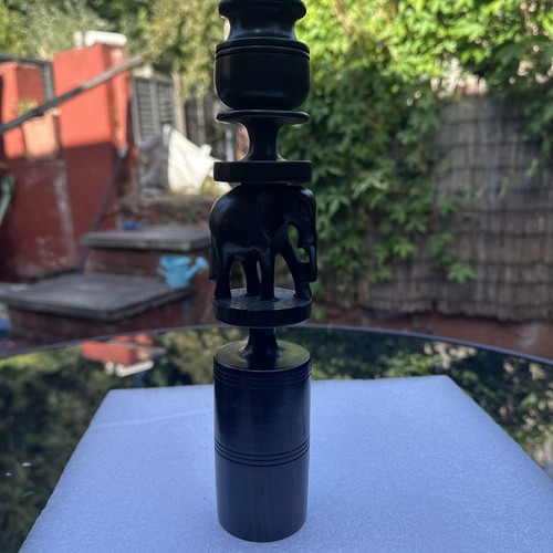 Vintage ebony hand carved - ebony,