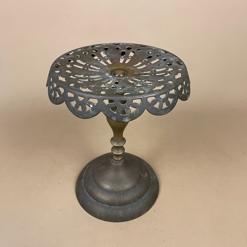 Brass trivet plant stand - plant,