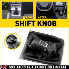 Fits for VW Passat CC 2011 - 2015 B7 3A 6 Speed Black Gear Knob & Gaiter Replace
