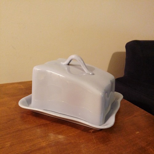 Rare vintage cheese dish with - cheese,
